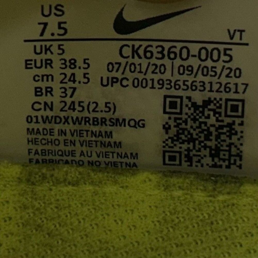 Nike Renew Run CK6360-005 Women’s Size 7.5 White Athletic Running Shoes Used - Picture 12 of 12
